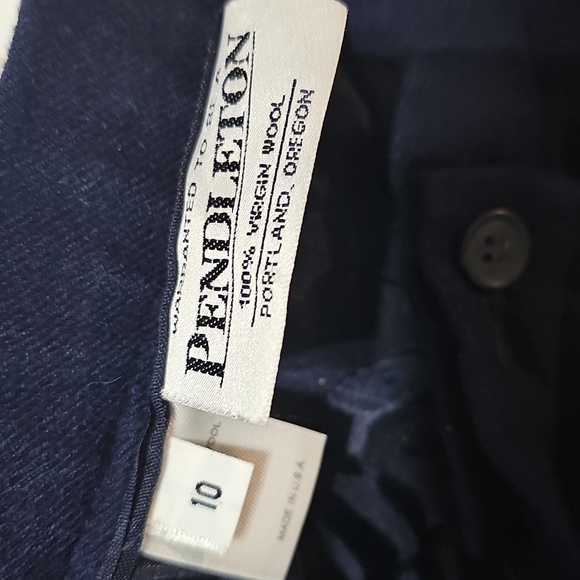 Pendleton Vintage Virgin Wool Lined Trousers Pants Size 10 - Picture 4 of 5